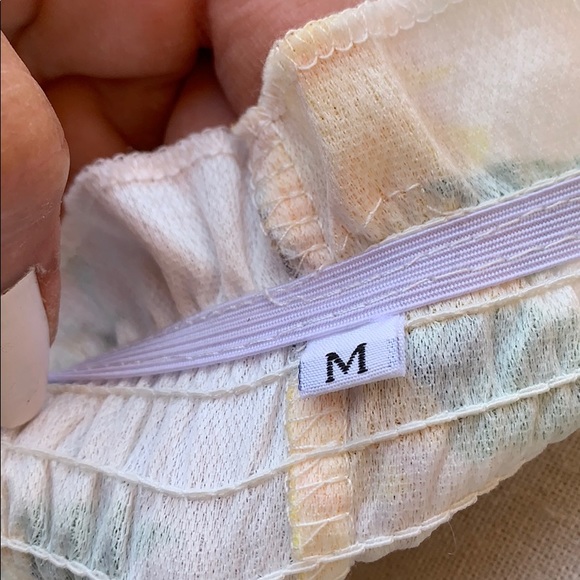 White Yellow Sunflower Print 2 Pc Strapless Top Skirt Set - Picture 12 of 13